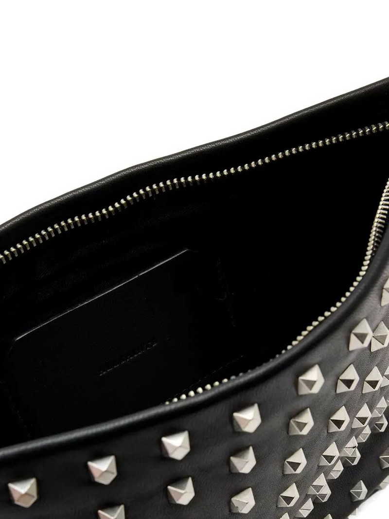 Bettina studded zip clutch bag 4