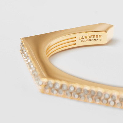 Burberry Crystal Detail Gold-plated Nut Cuff outlook