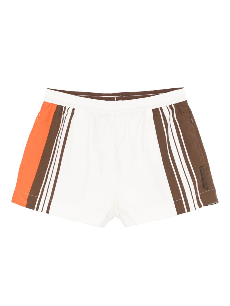 elasticated waistband mini shorts 1