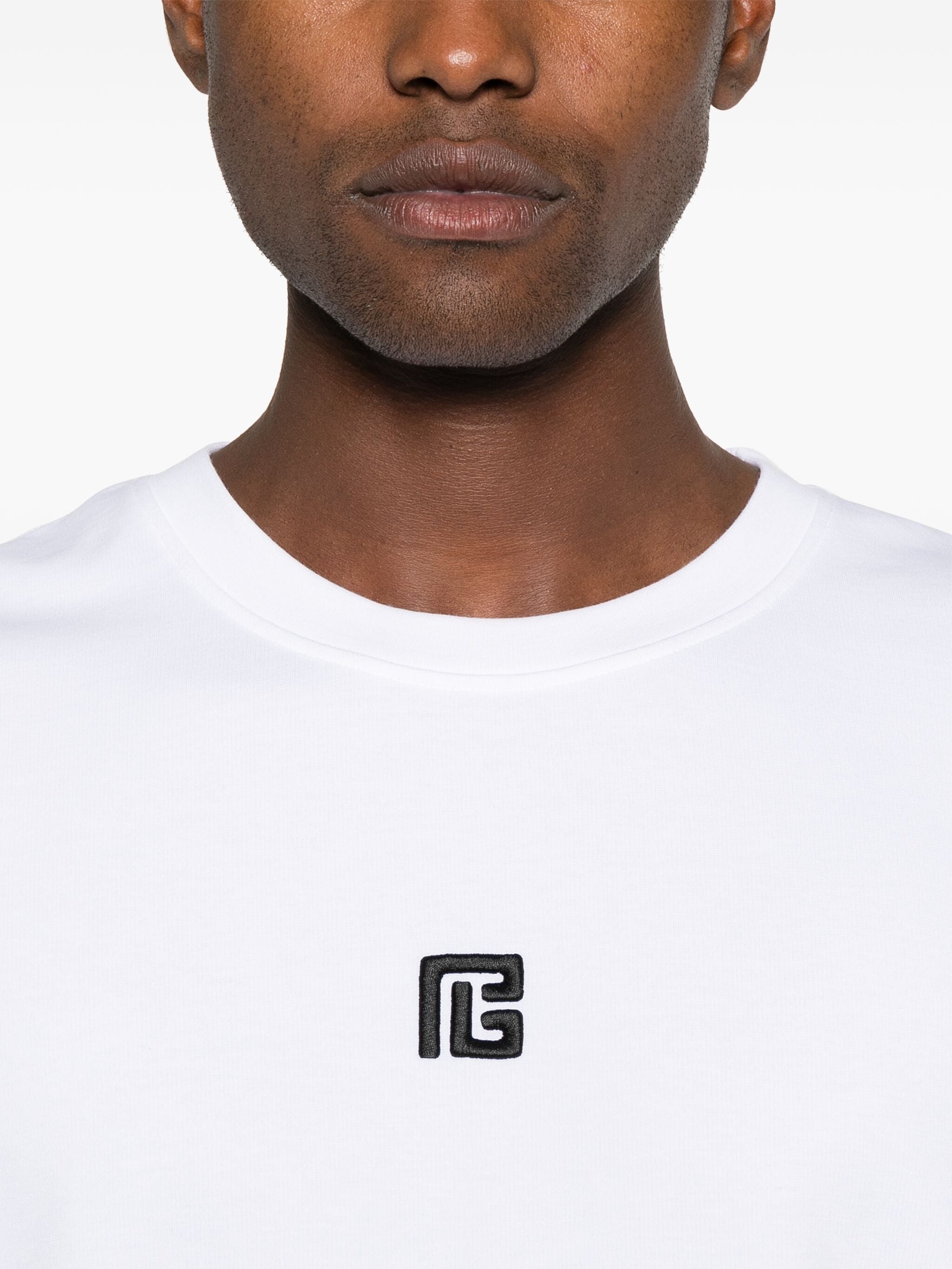 Logo-embroidered T-shirt - 4