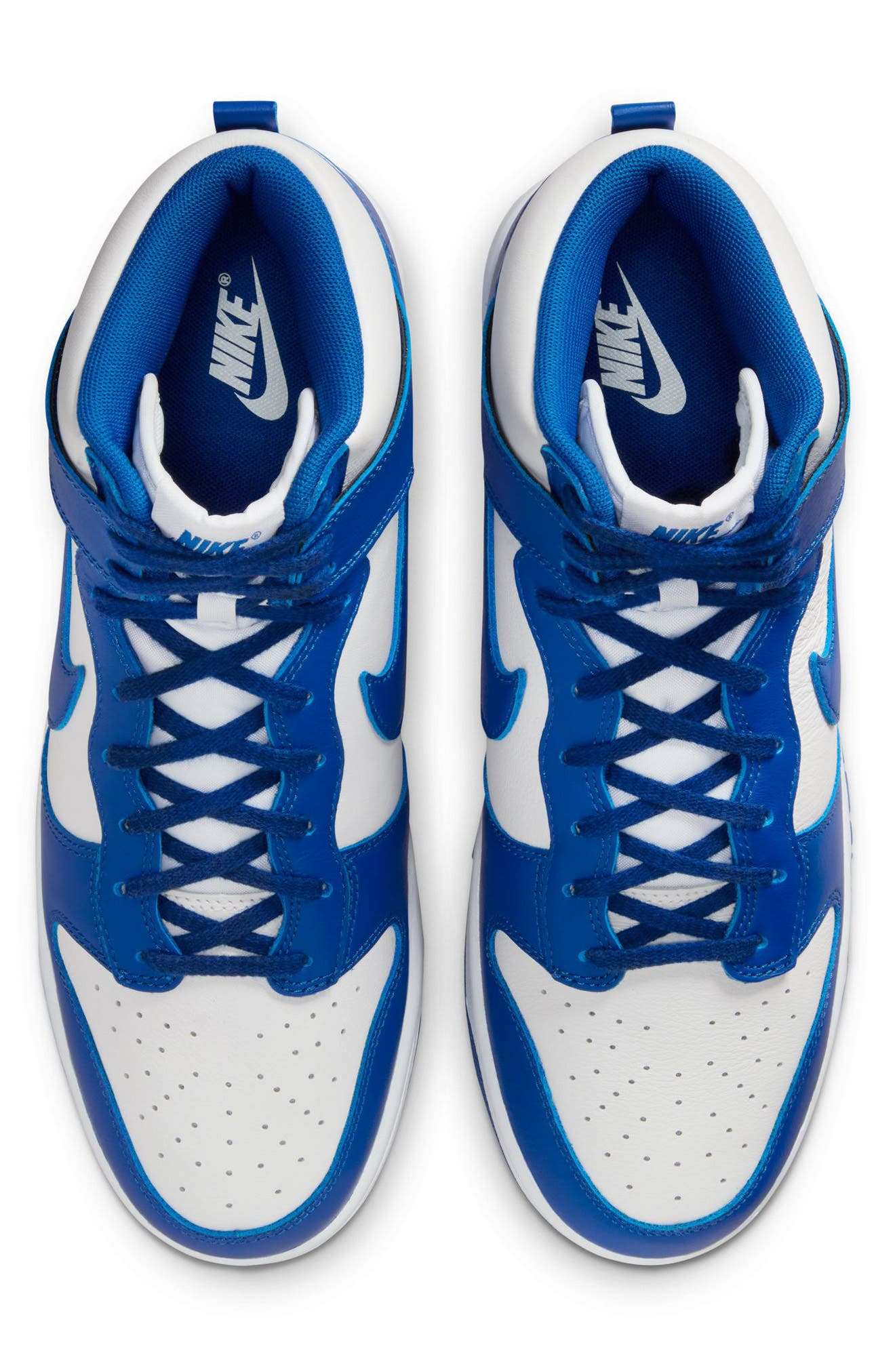 Nike Dunk Hi Retro SE Basketball Sneaker in White/Team Royal at Nordstrom - 3