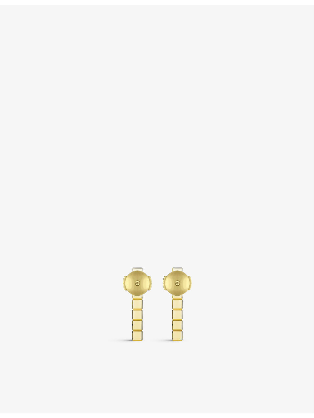 Ice Cube Pure 18-carat yellow-gold and diamond earrings - 3