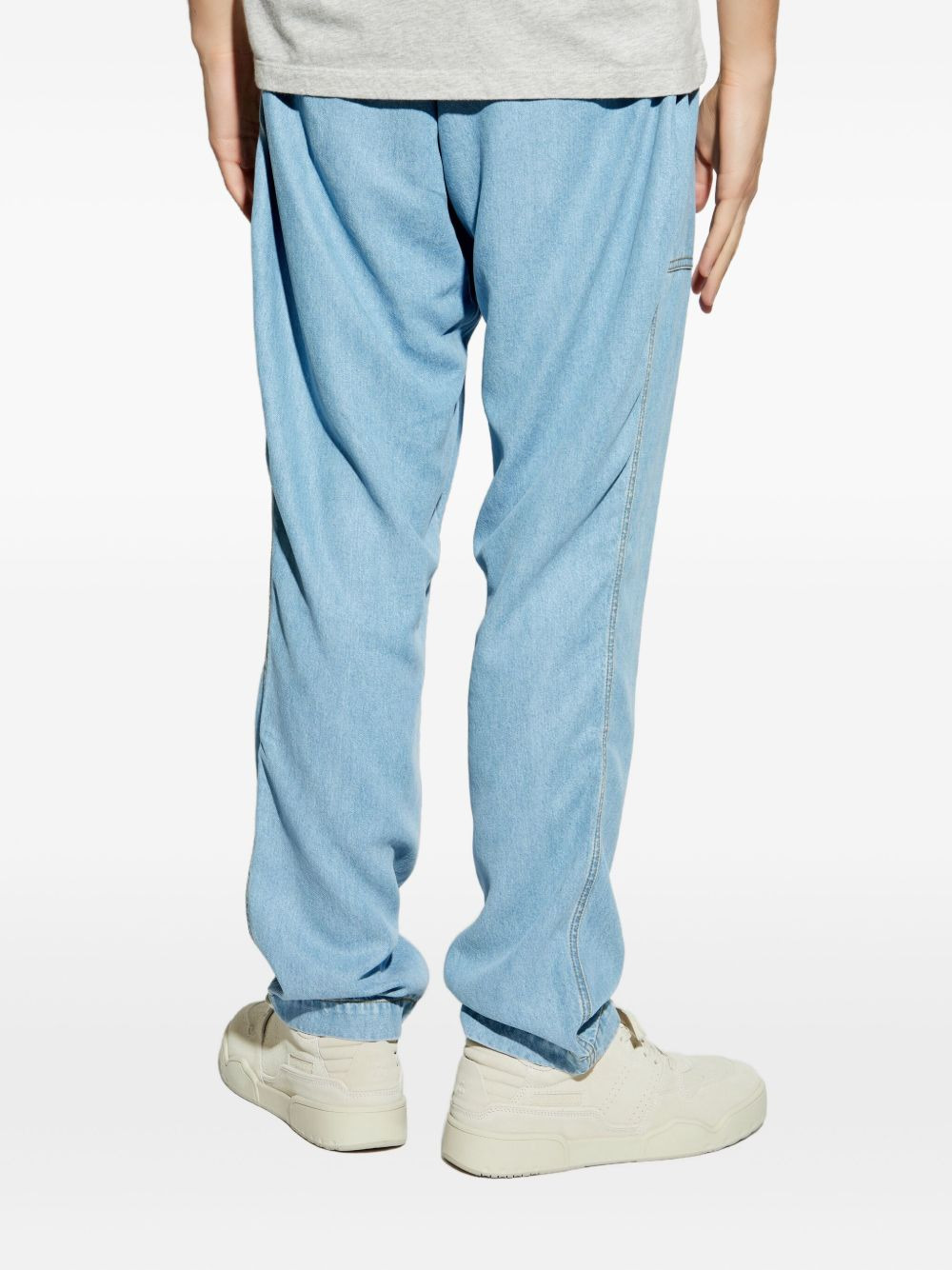 topstitching-detail patch-pocket trousers - 4