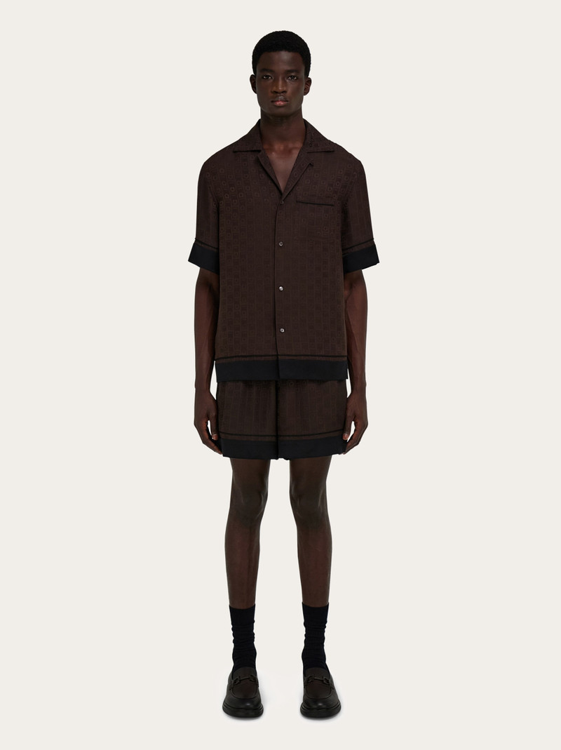 Ferragamo Monogram short sleeve shirt 6