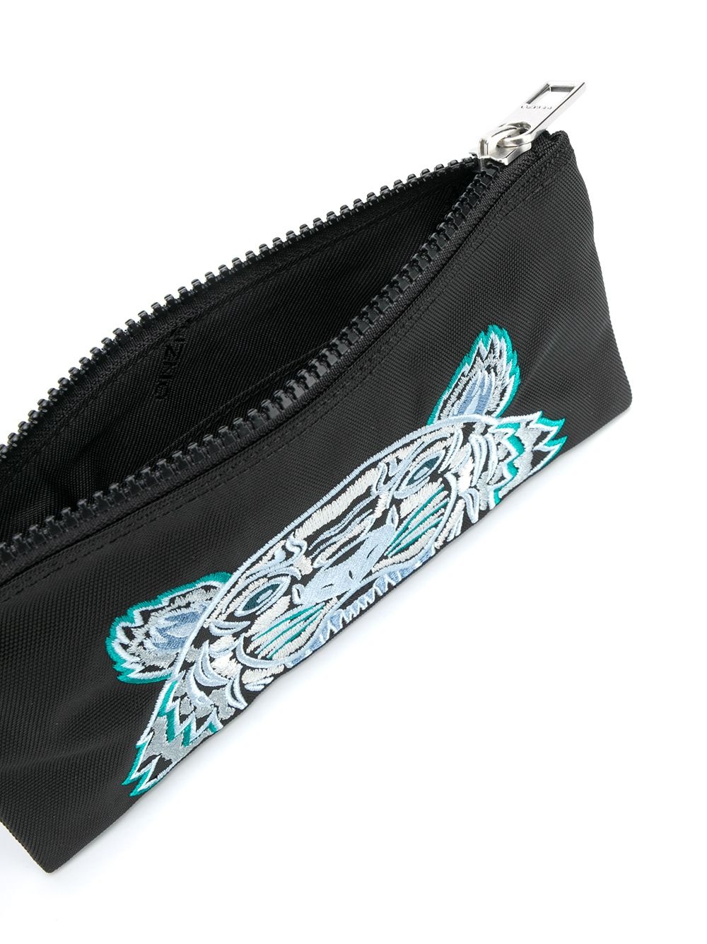 embroidered Tiger motif pouch - 3