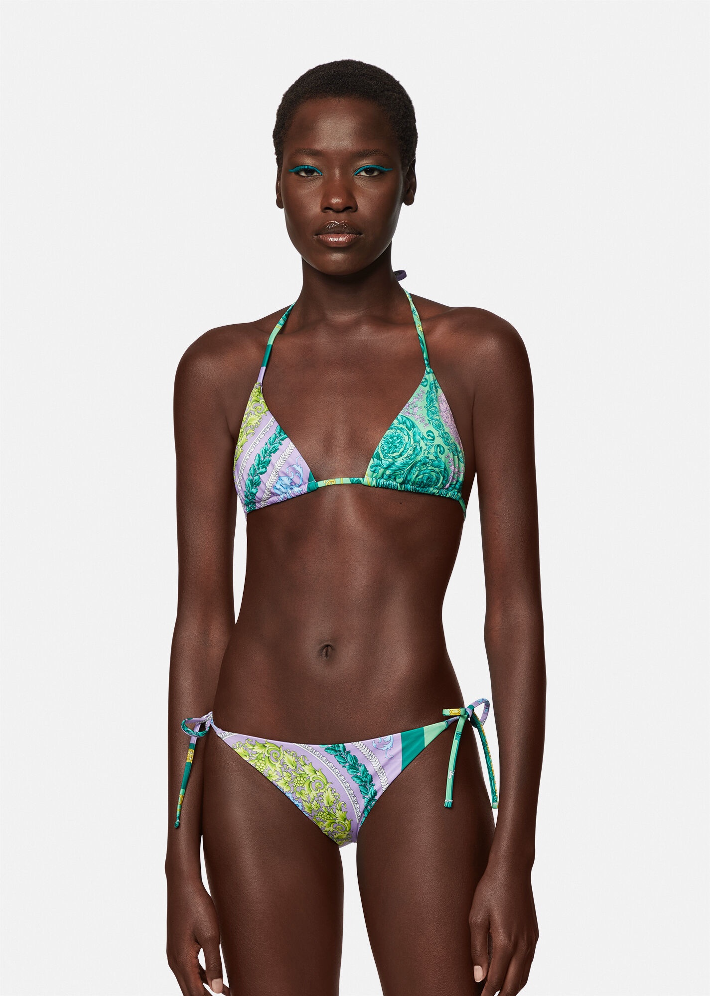 Barocco Mosaic Print Bikini Bottom - 2