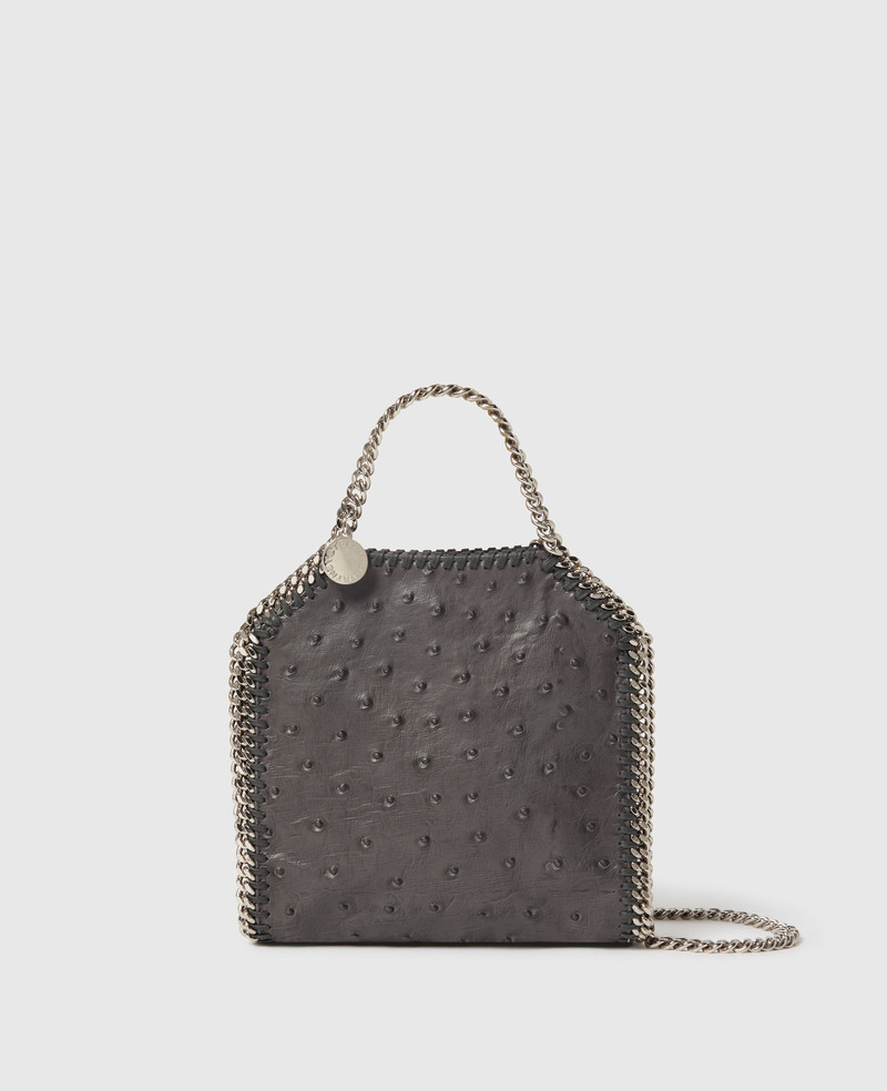 Falabella Ostrich Tiny Tote Bag 1