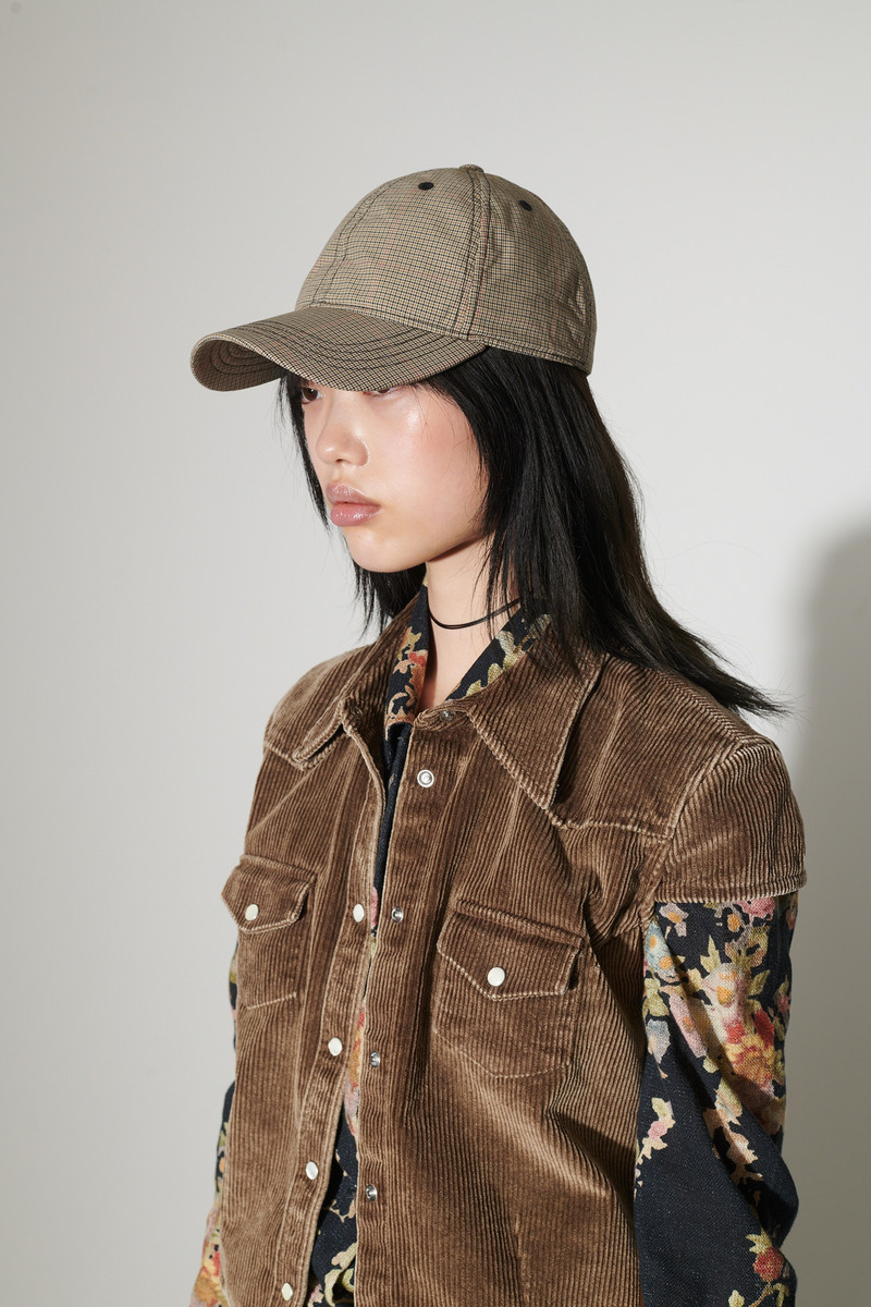 Ballcap Bukhansan Check Cordura Cotton 3