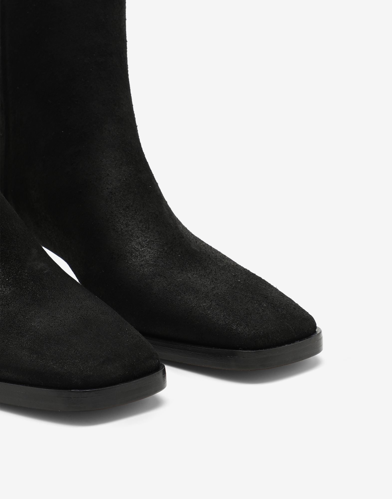 Suede ankle boots - 5