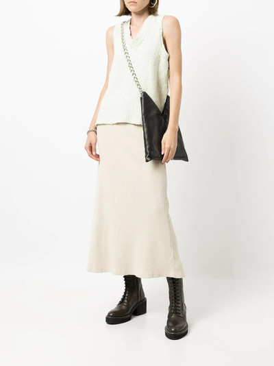 Our Legacy Trap ribbed-knit skirt outlook