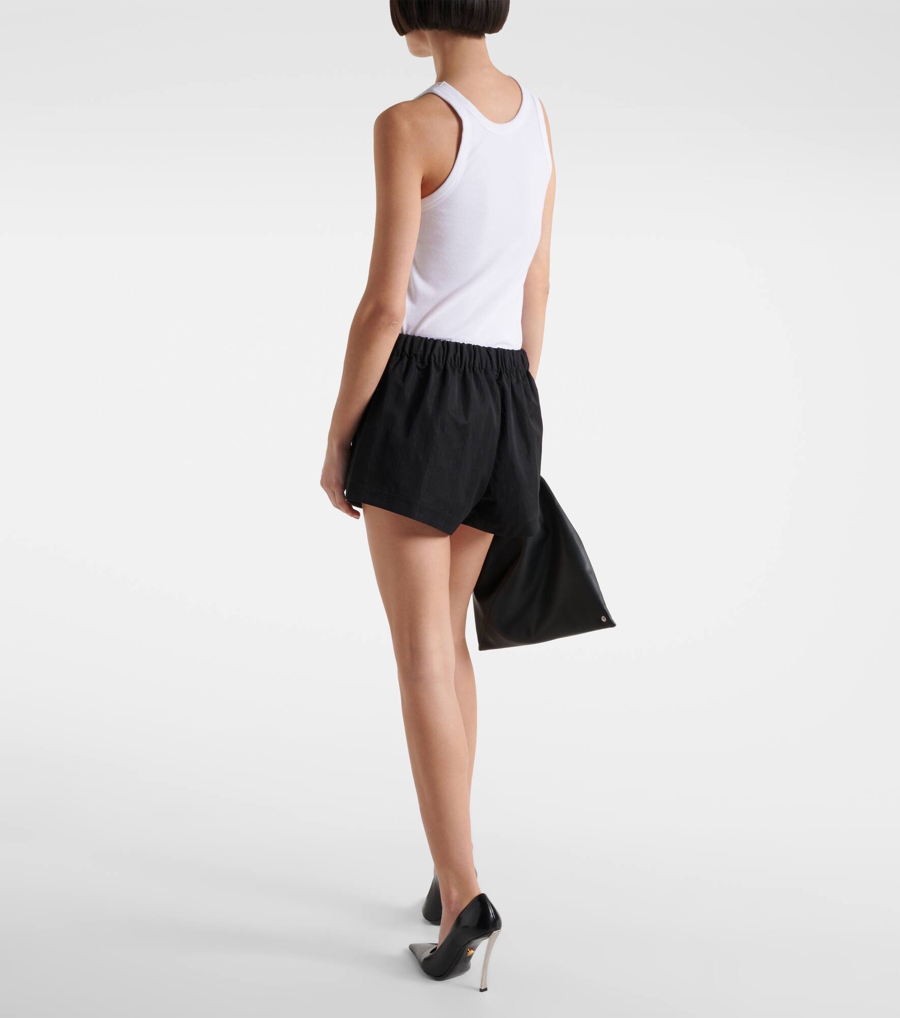 Cotton-blend drill shorts - 3