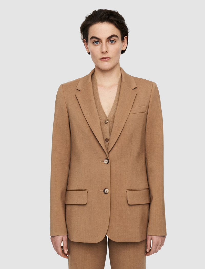 Tailoring Wool Stretch Jackie Jacket 3