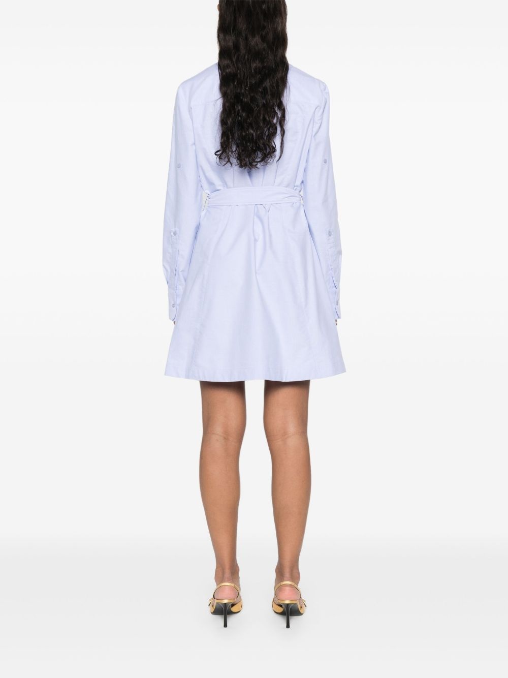 embroidered mini dress - 4