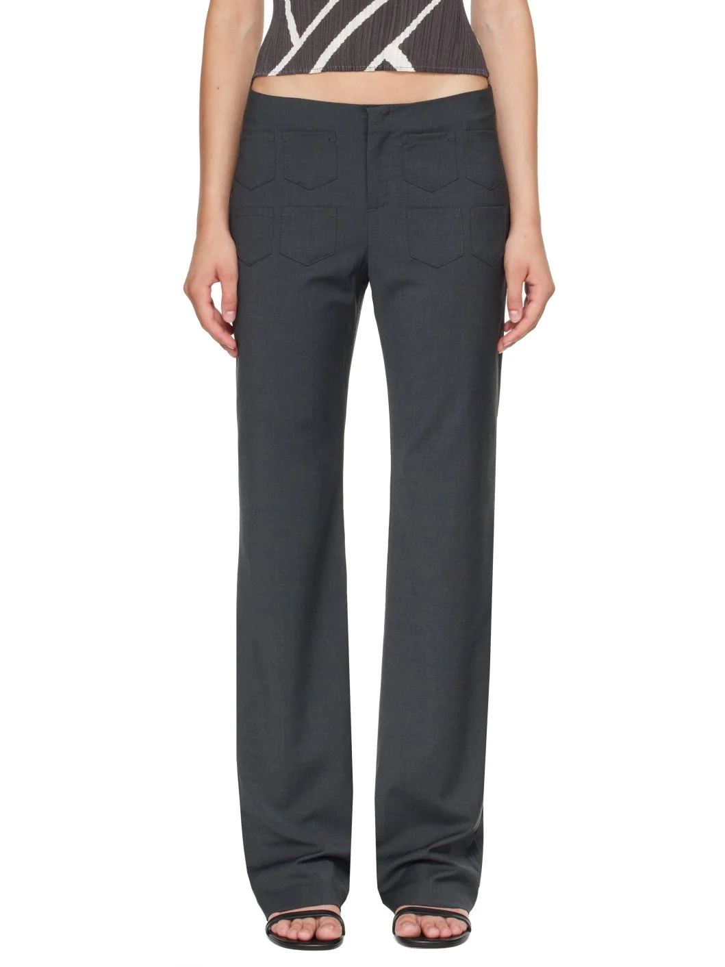Gray Plop Trousers - 1