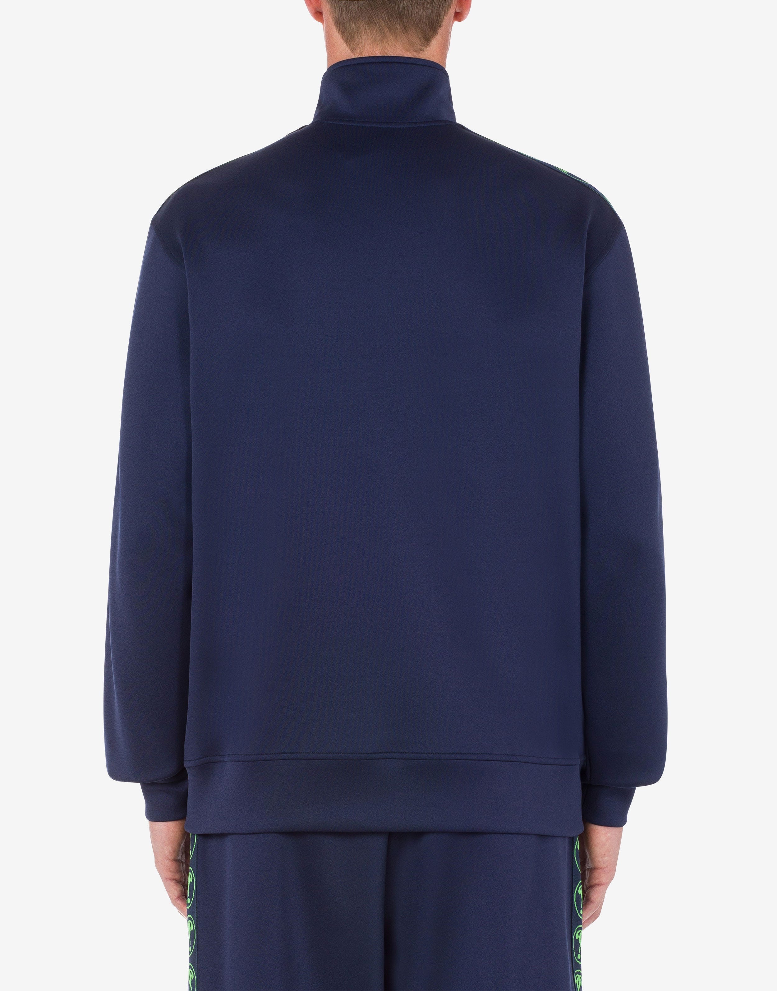 DOUBLE QUESTION MARK HIGH-NECK SWEATSHIRT - 3