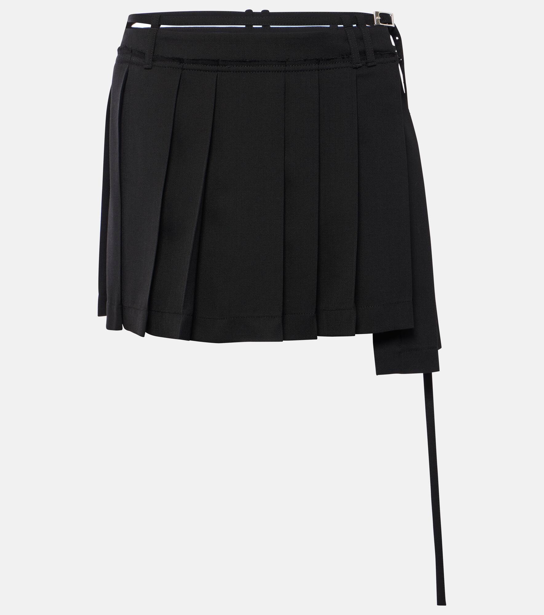 Pleated miniskirt - 1