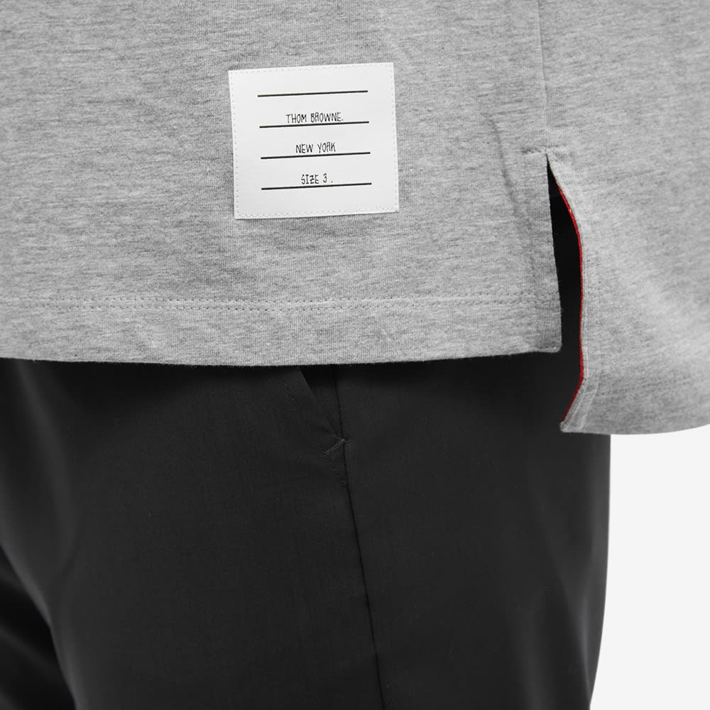 Thom Browne Relaxed Fit Side Split Classic T-Shirt - 5