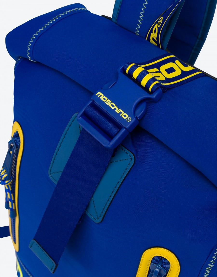 REFLECTIVE LOGO NEOPRENE BACKPACK - 4