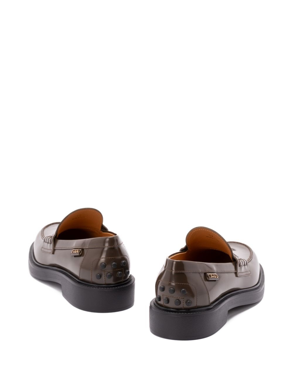 penny leather loafers - 3