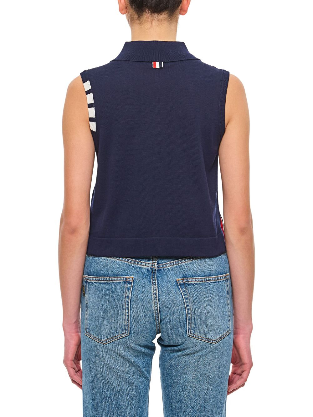 4-Bar cotton vest - 3