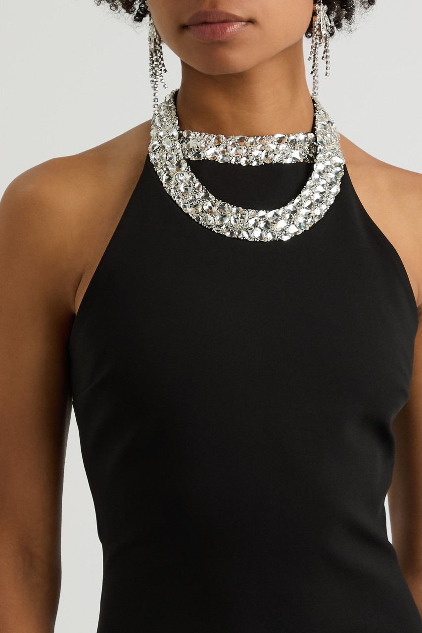 Balmain Crystal-embellished Halterneck Gown - 5