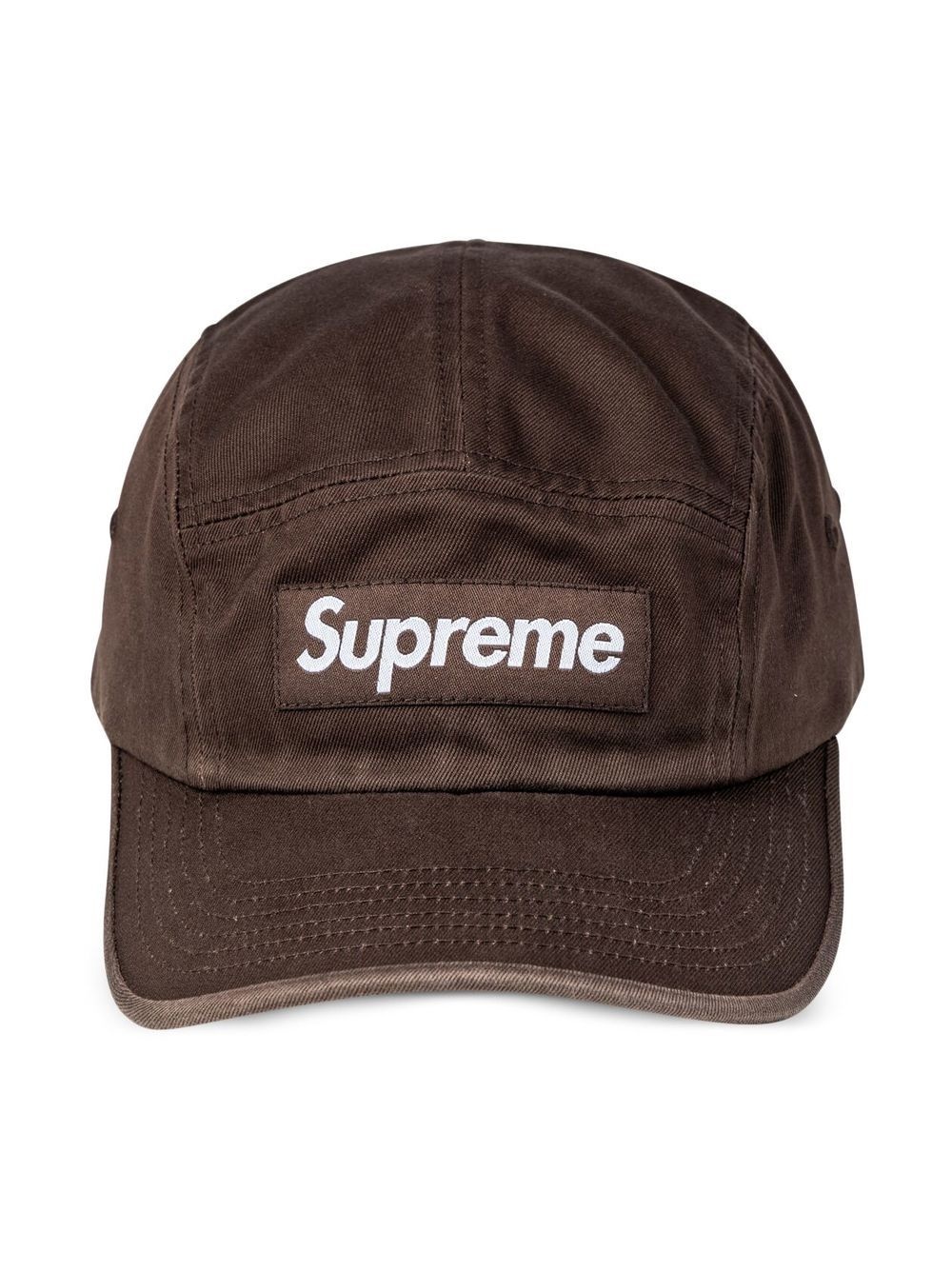 washed chino twill camp cap - 2