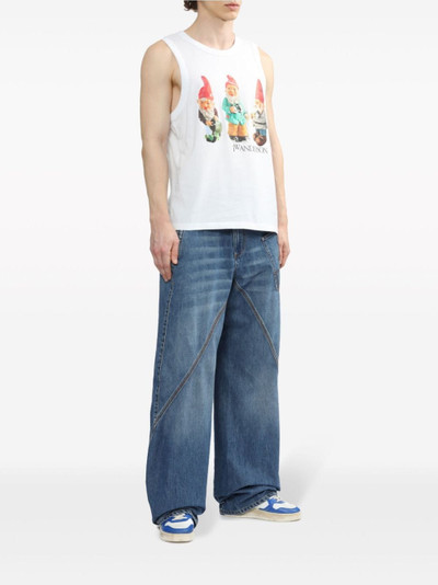 JW Anderson Gnome cotton tank top outlook