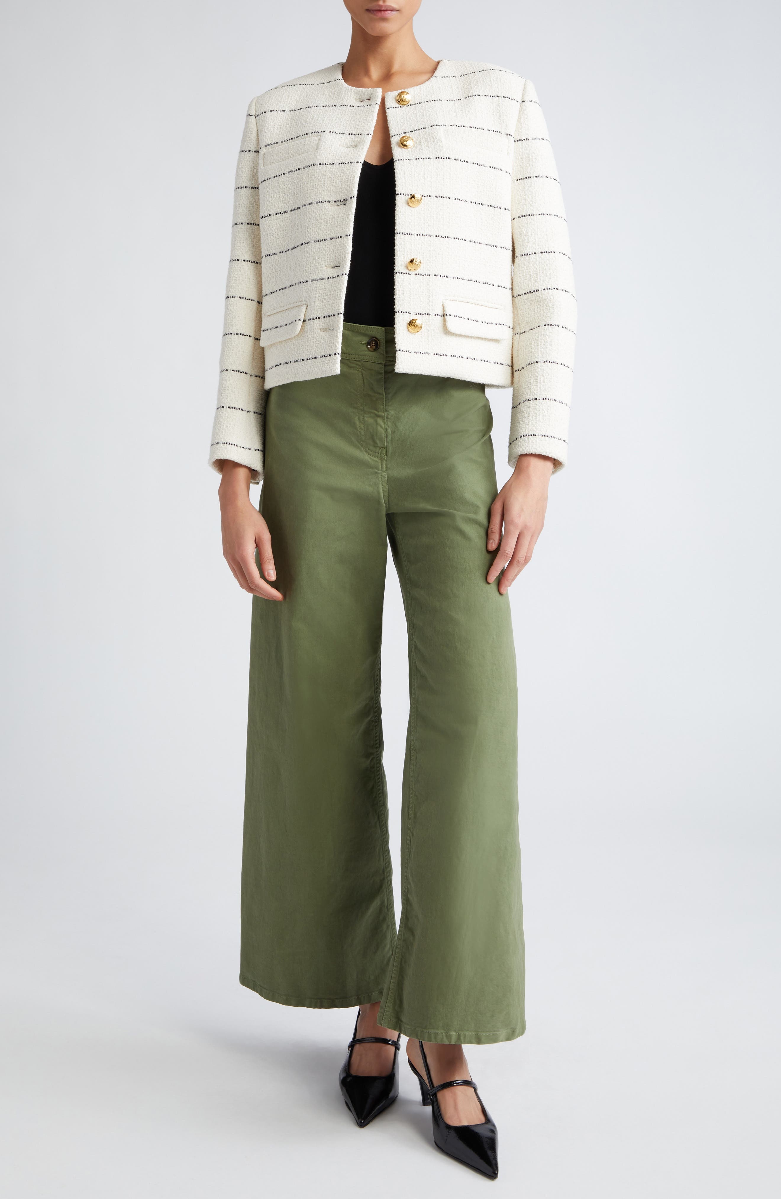Megan Wide Leg Pants - 2