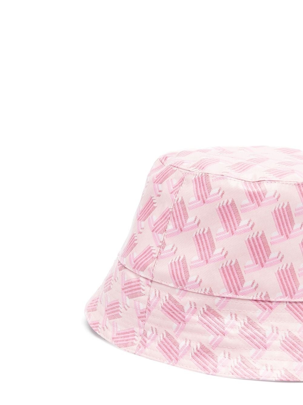 reversible geometric-jacquard bucket hat - 2