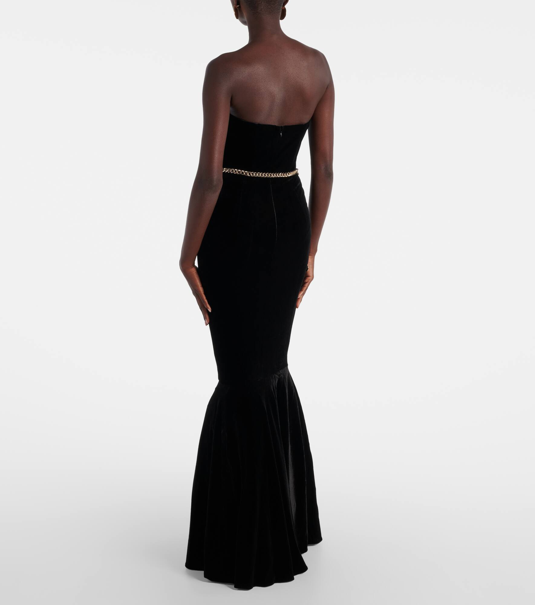 Chain-detail corset gown - 3