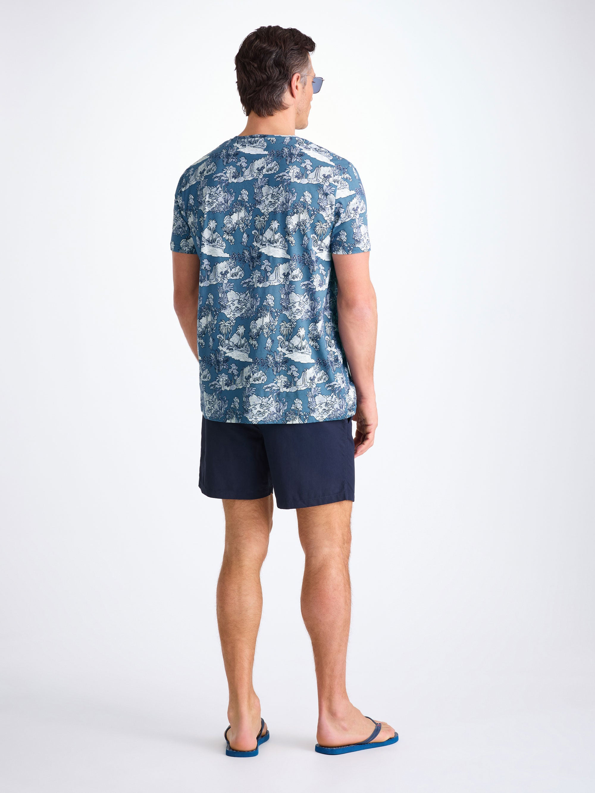 Men's T-Shirt Robin 17 Pima Cotton Blue - 4