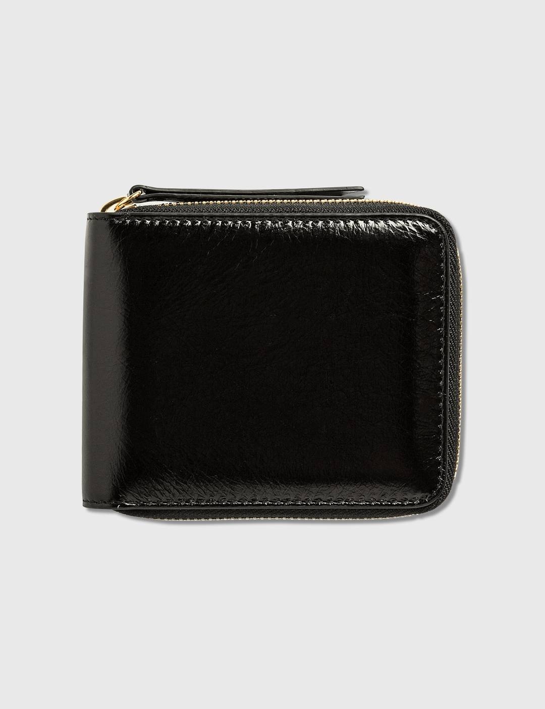 Polished Leather Zip Wallet - 3