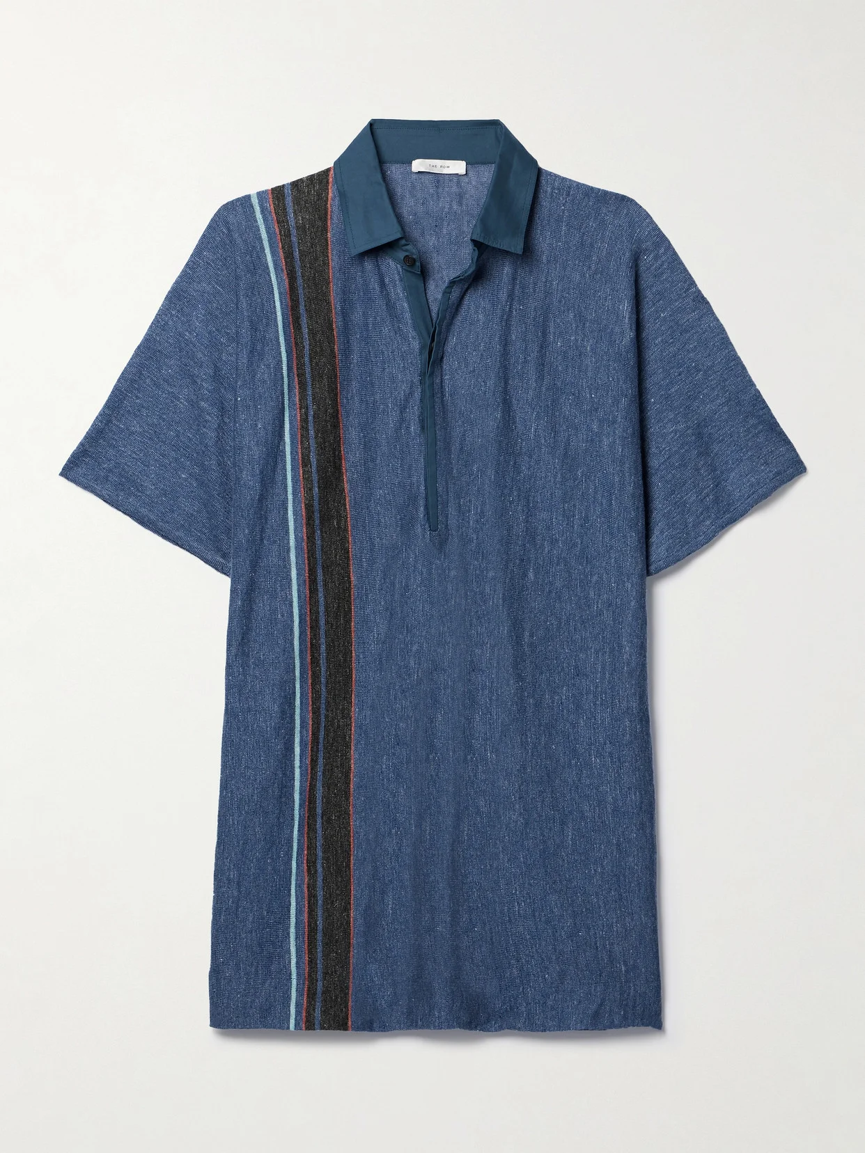 Eddie Oversized Striped Linen Shirt - 1