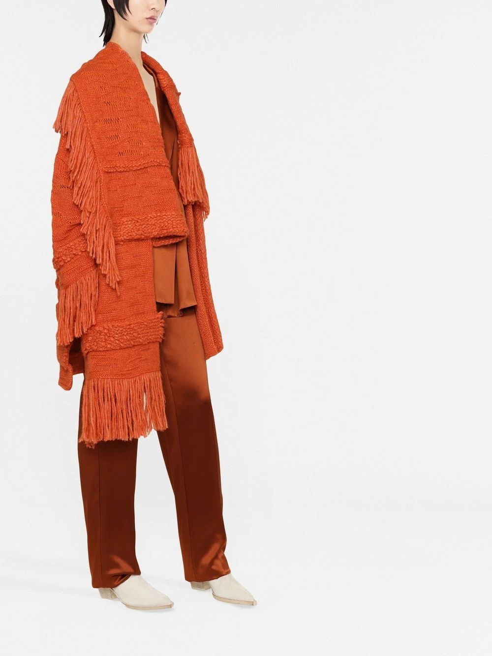 textured knit cardigan - 4