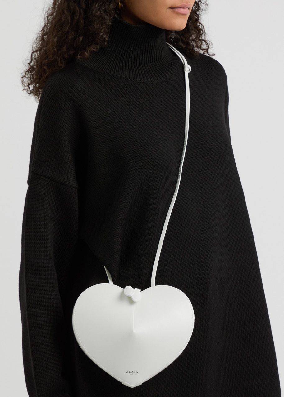 Alaïa Le Coeur Leather Cross-body bag - 5