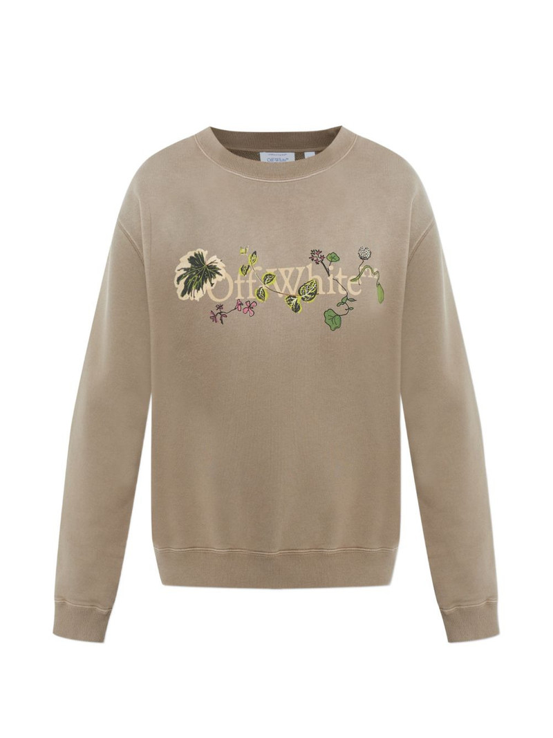 logo-embellishment sweatshirt 1