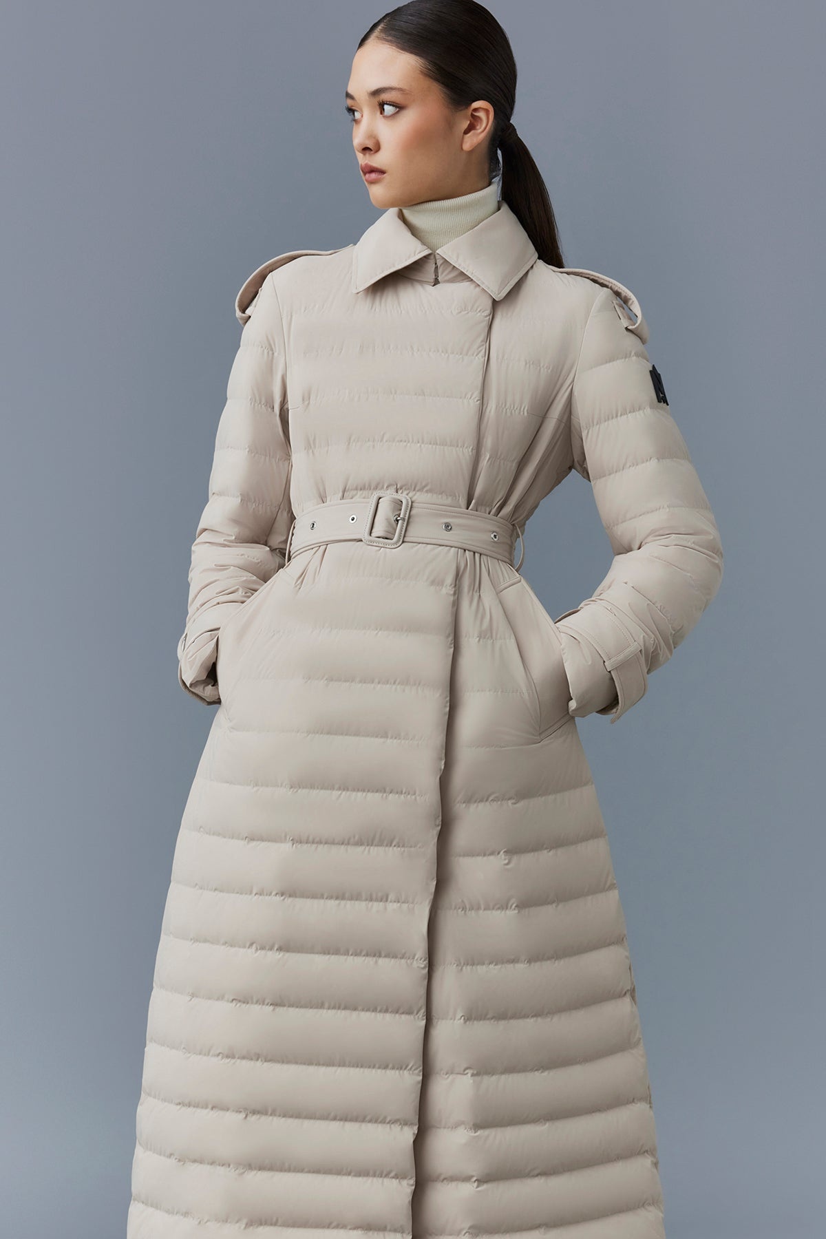 MAGDA Agile-360 stretch light down long coat - 5