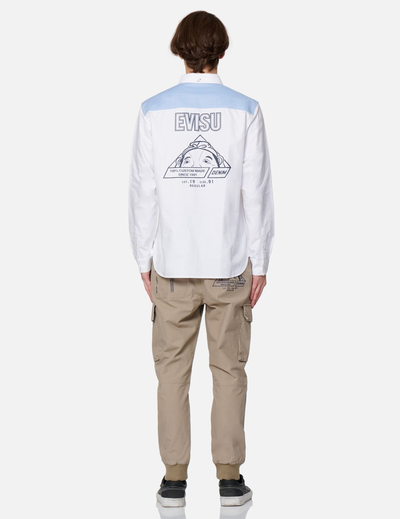 HIDE-AND-SEEK GODHEAD PRINT OXFORD SHIRT 5