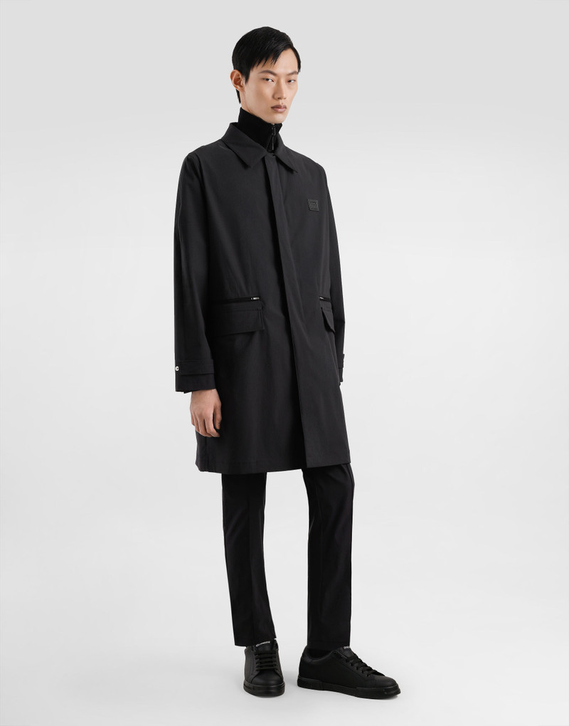 Dolce & Gabbana Nylon canvas single-breasted trench outlook