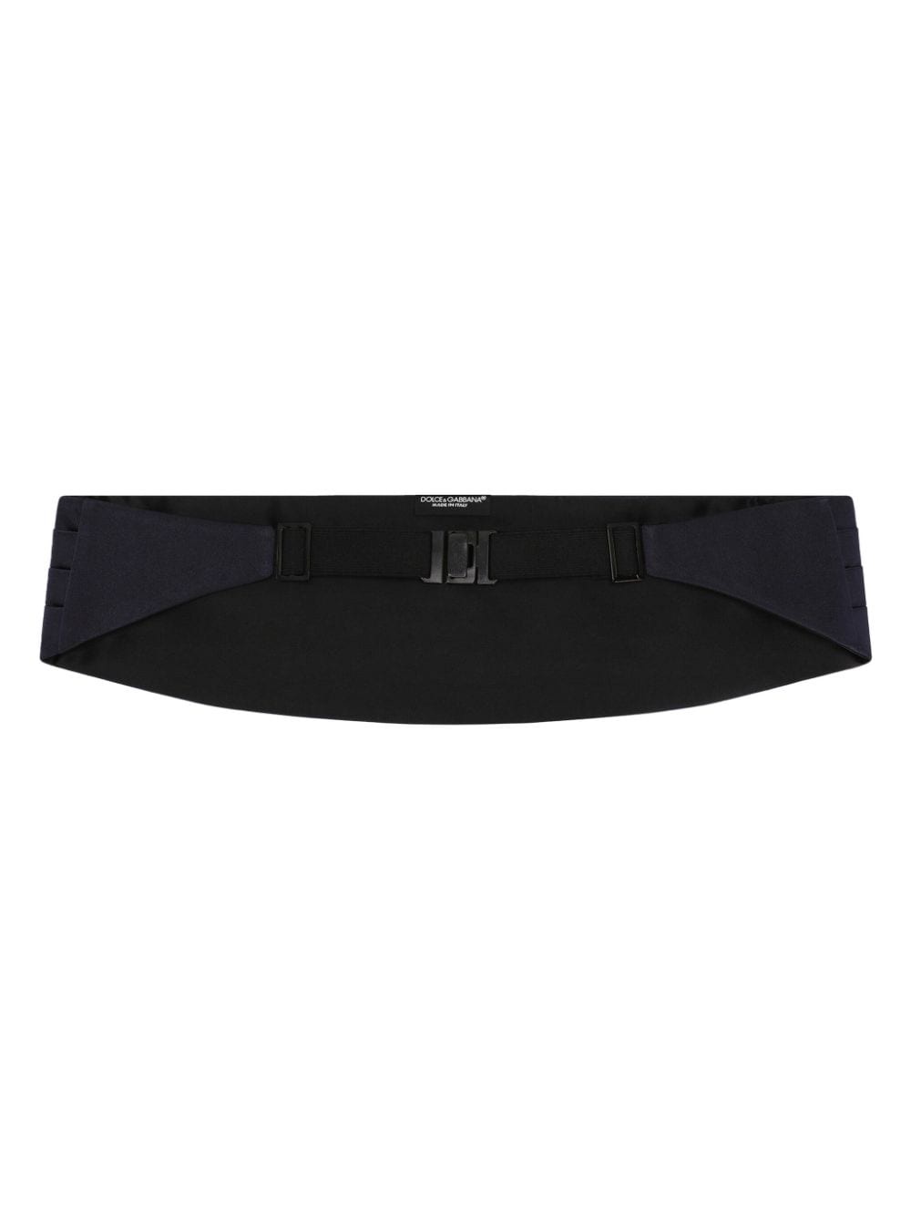 pleated silk cummerbund - 2
