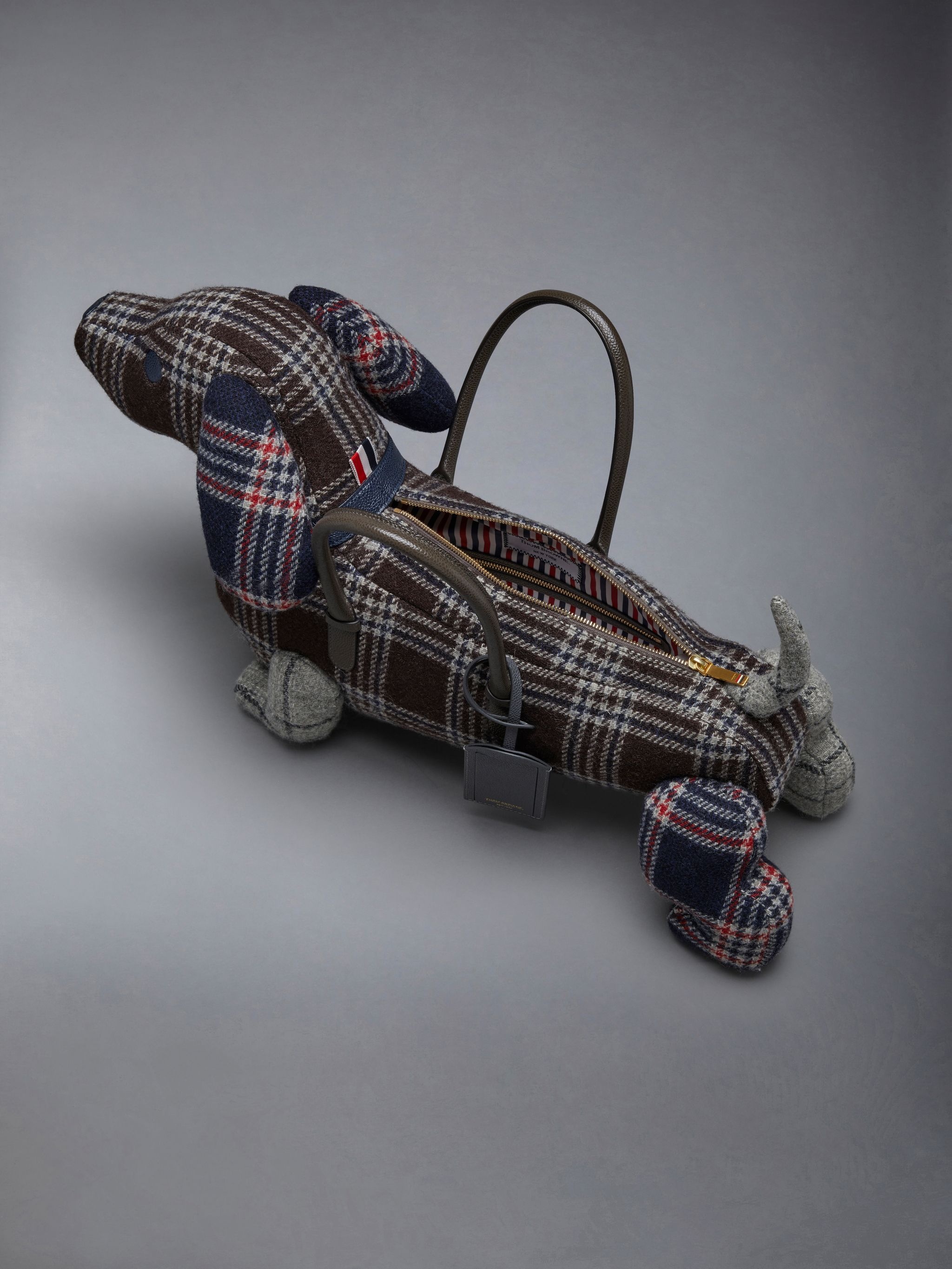 Fun-Mix Prince of Wales Check British Wool Hector Bag - 5