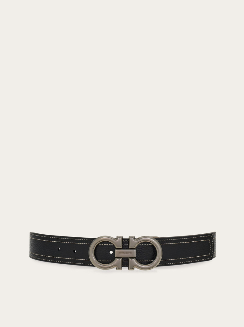 Reversible and adjustable Gancini belt 1