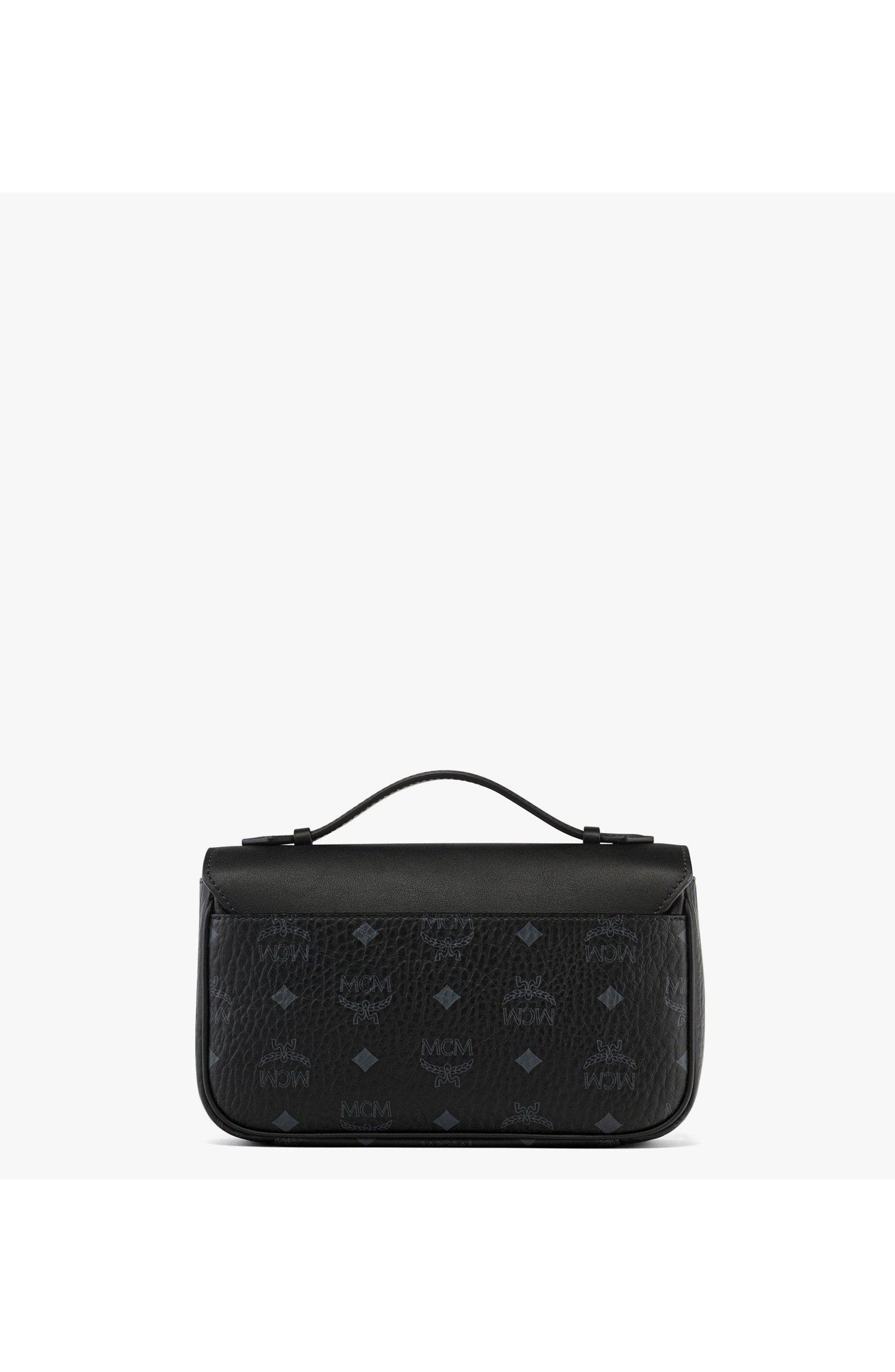 MCM Tracy Crossbody in Visetos in Black at Nordstrom - 4