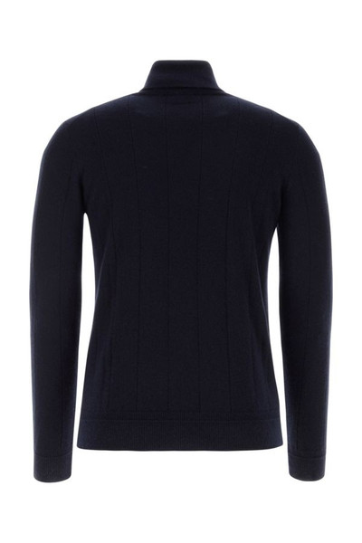 Brioni Midnight blue cashmere sweater outlook