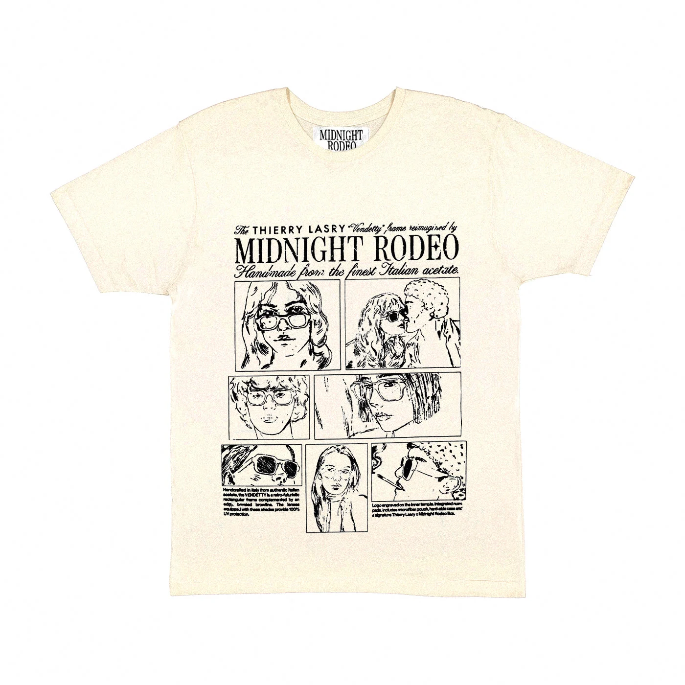 THIERRY LASRY x MIDNIGHT RODEO T-SHIRT - WHITE - 1