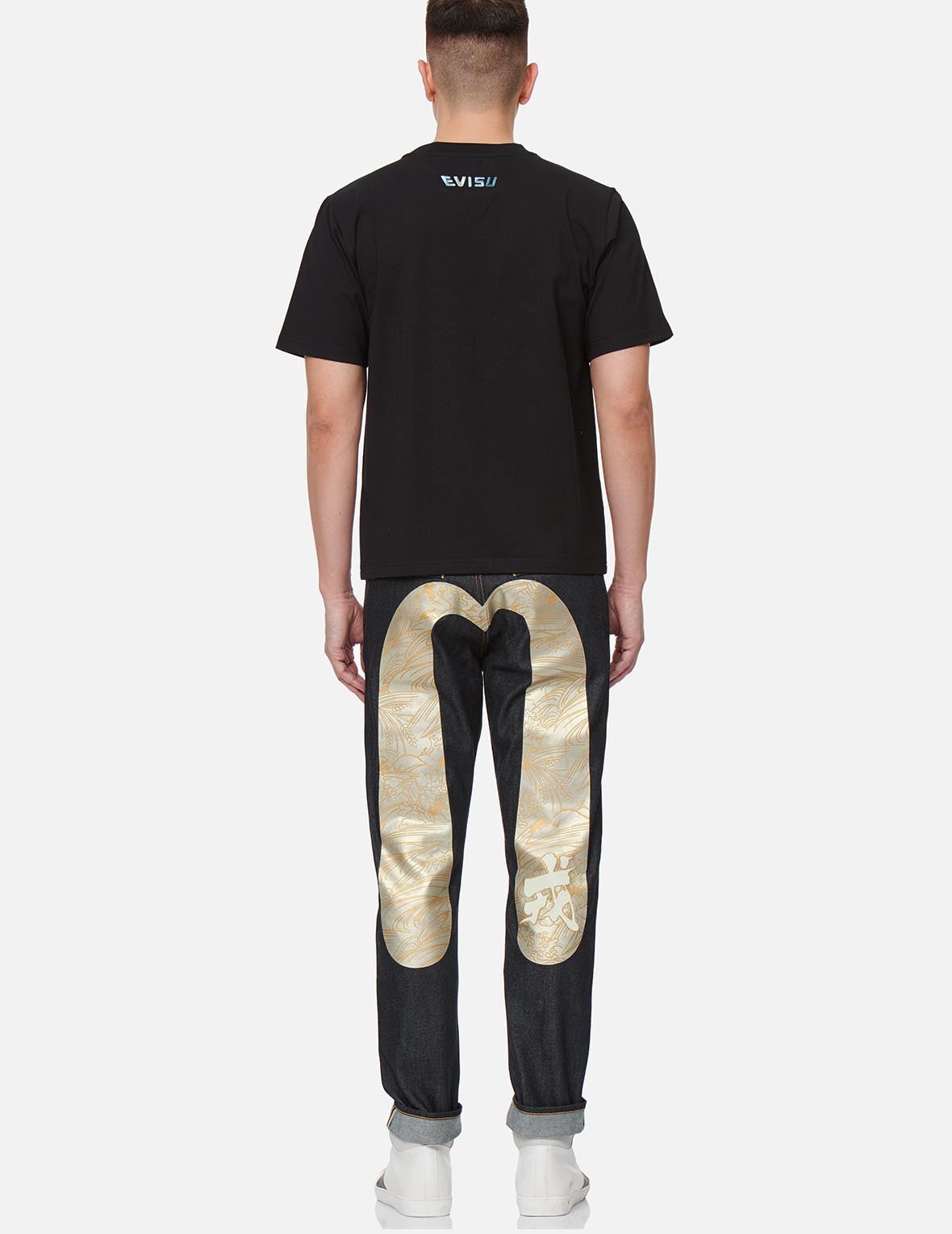 Grains-pattern Daicock Carrot Fit Jeans #2017 - 5