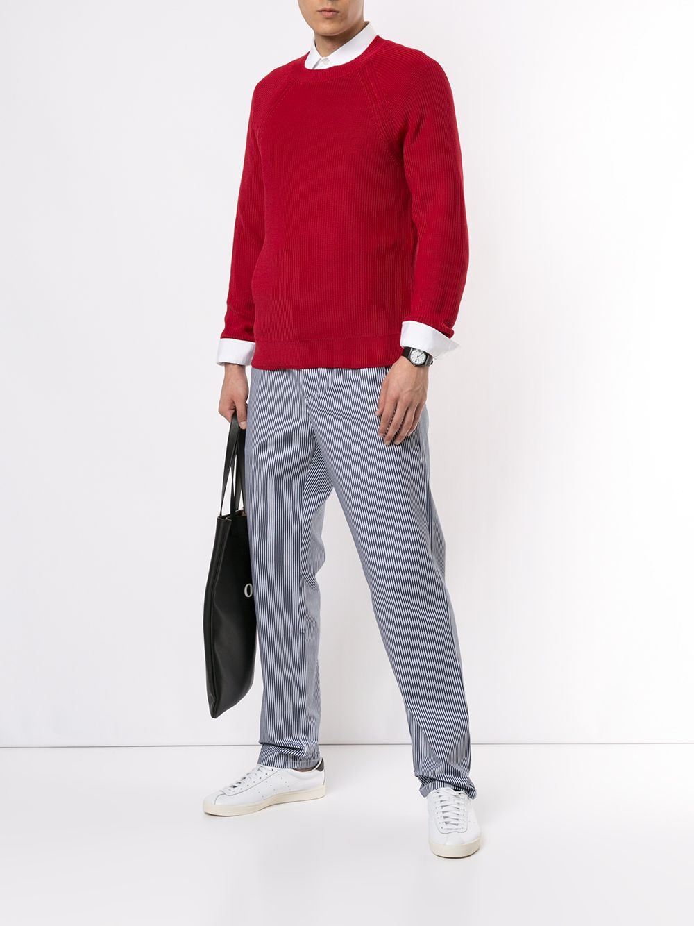 ribbed knit jumper - 2