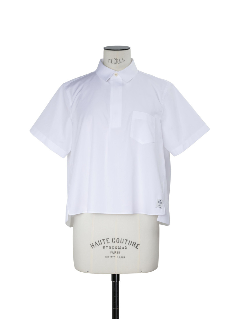 Thomas Mason / Cotton Poplin Polo Shirt 1