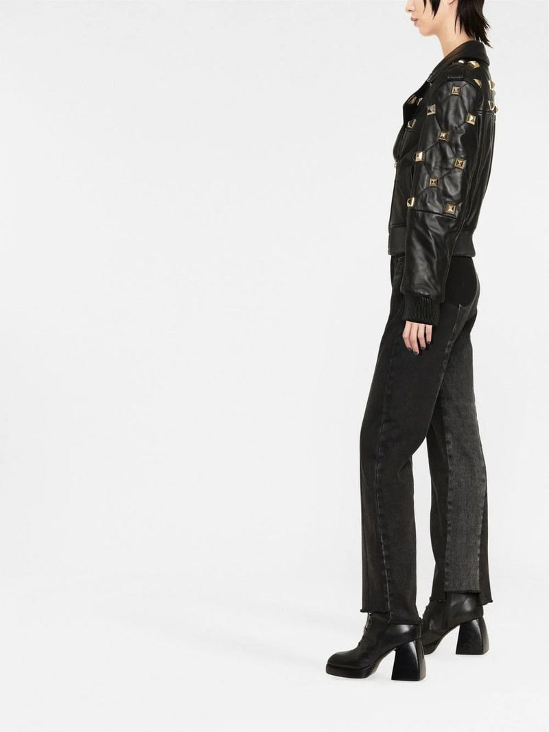 studded leather bomber jacket 3