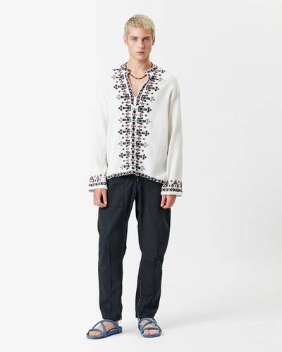 Isabel Marant CIKARIAH EMBROIDERED COTTON BLOUSE outlook
